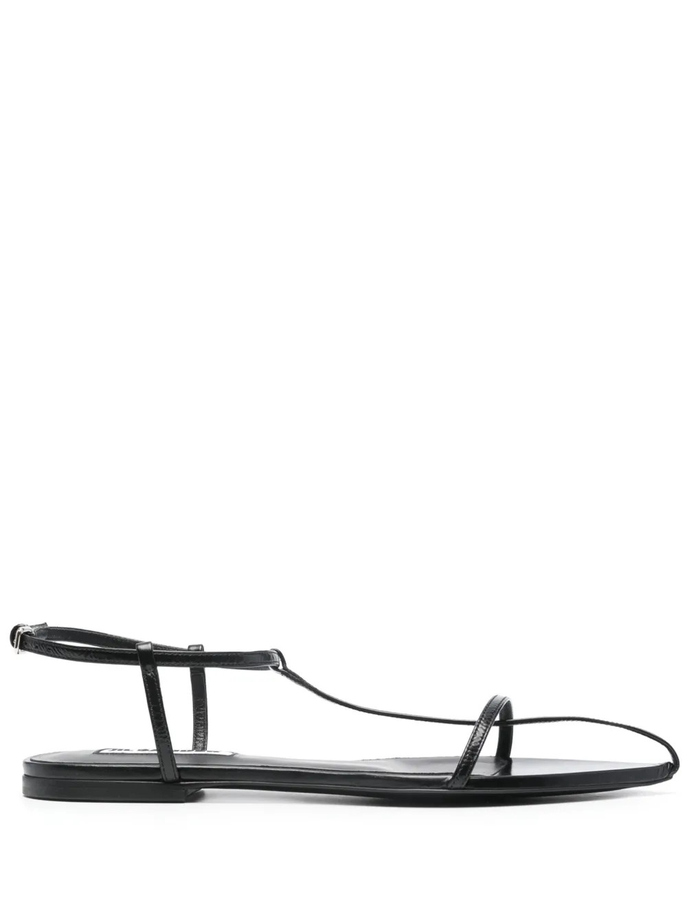 Jil Sander Caged Leather Sandals | Black | FARFETCH AU | Farfetch Global