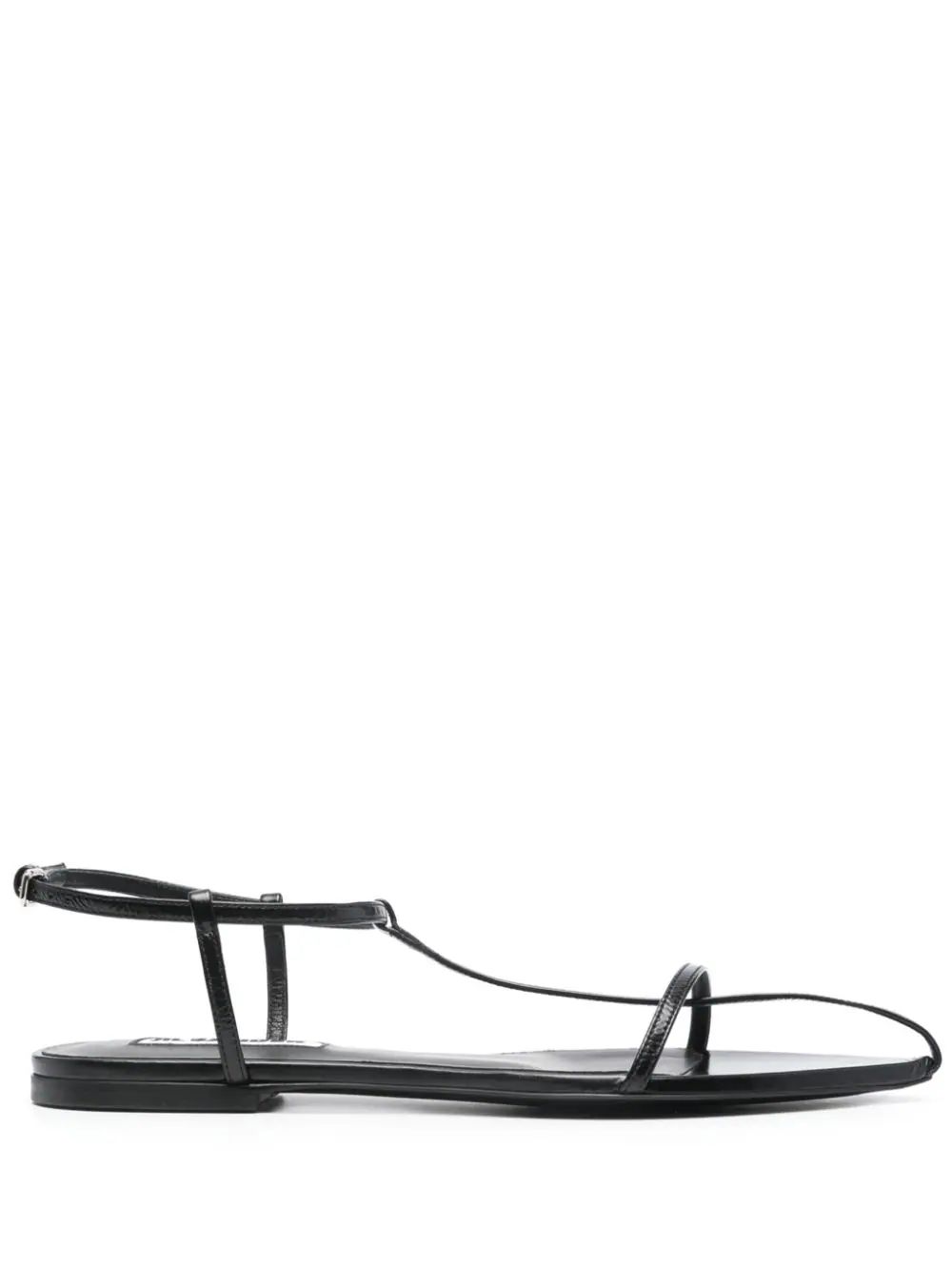 Jil Sander Caged Leather Sandals - Farfetch | Farfetch Global