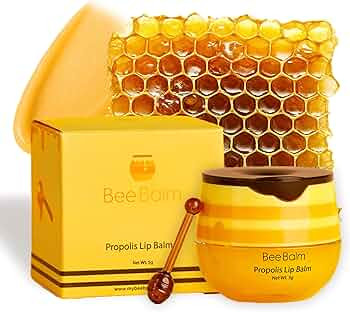 Original My Bee Balm Lip Balm - Propolis Hydrating Balm Honey Pot for Dry, Chapped & Cracked Lips... | Amazon (US)