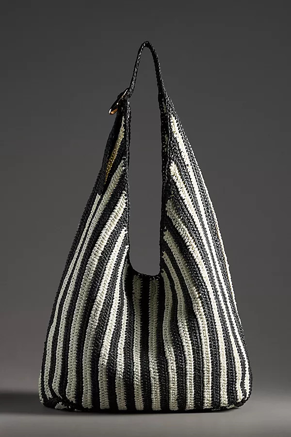 The Love Knot Slouchy Bag: Raffia Buckle Edition | Anthropologie (US)