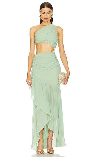 x REVOLVE Britney Gown in Pistachio Green | Revolve Clothing (Global)