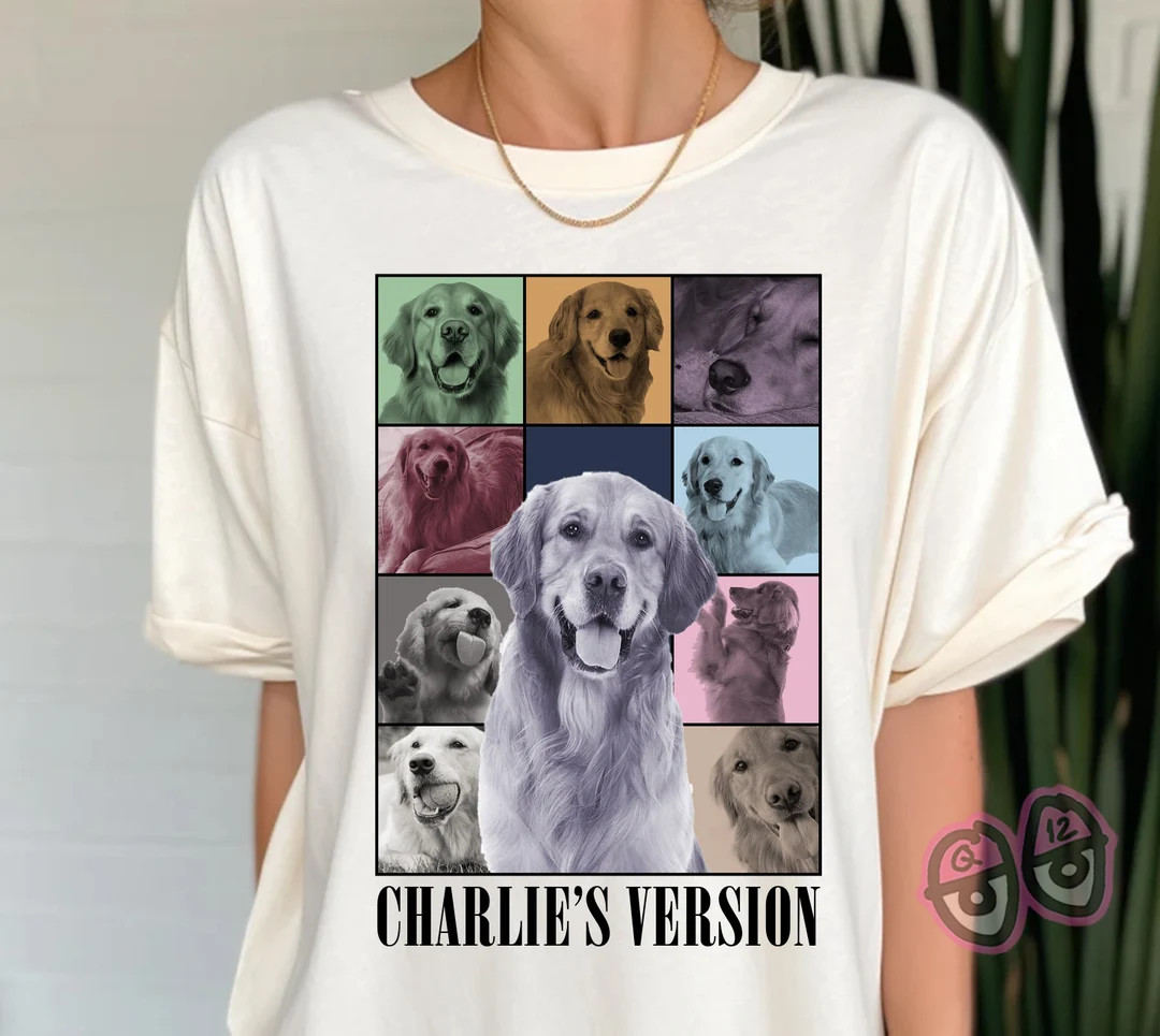 Custom Era's Tour Shirt, Personalized Dog Bootleg Shirt, Custom Dog Shirt, Custom Pet Portrait Sh... | Etsy (US)
