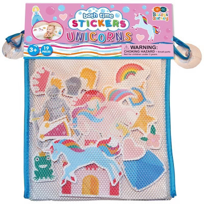 Buddy & Barney: Bath Time Stickers - Unicorns - 18 Foam Pieces, Kids 3+ | Target