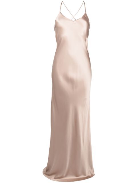 bias-cut silk gown | Farfetch (US)