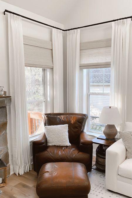 Home window treatments! I got these from Two Pages - here’s the info: 

Shades: Natural Paper Bamboo Woven Shade - Marble White - Outside Mount, unlined

Curtains: Isabella Heavyweight Polyester Cotton Blend Drapery Pleated in Beige White- Pinch Pleat, Unlined


#LTKhome