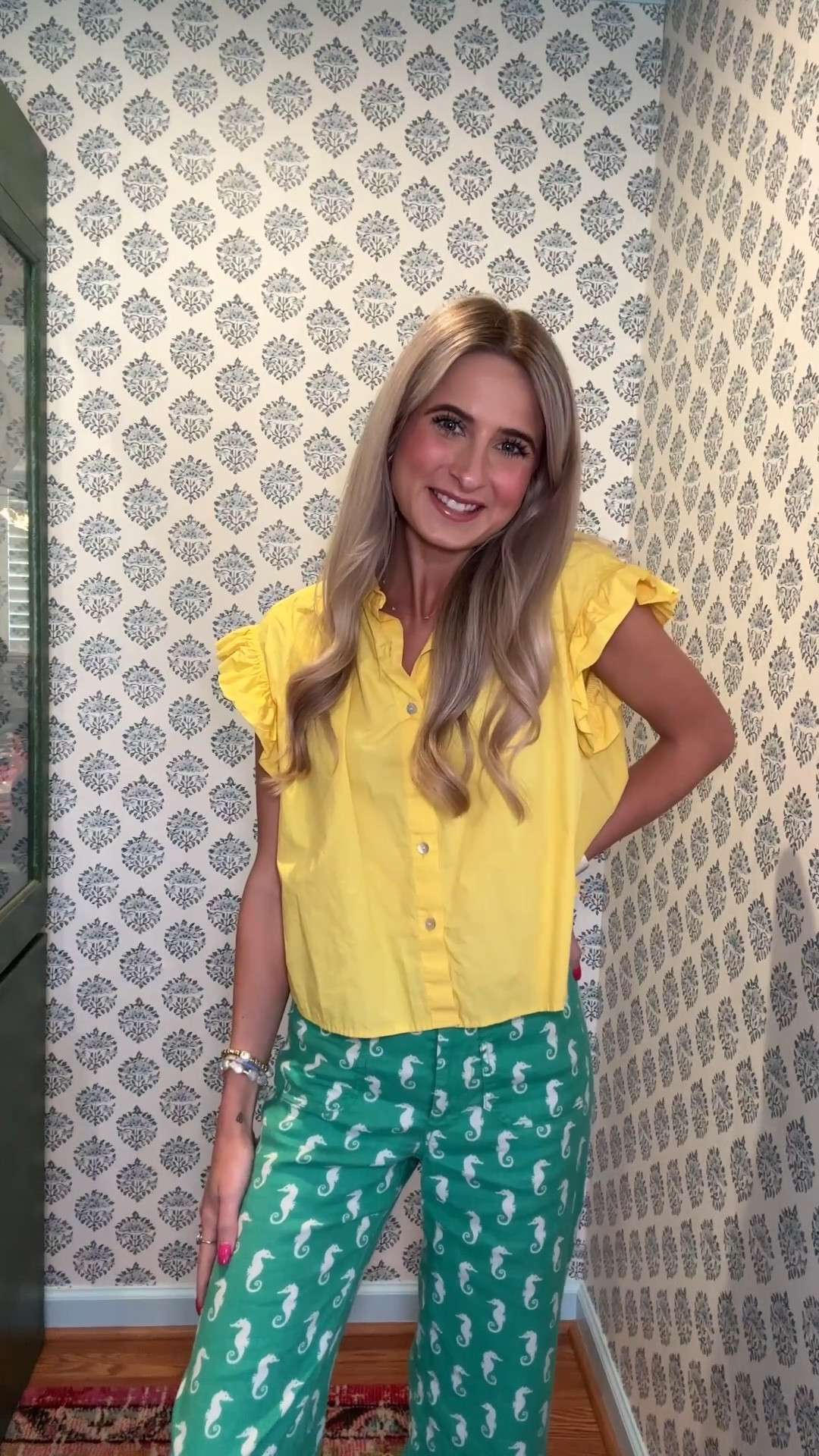 summer vibes! loving these fun linen pants that are perfect for spring and summer! anyone have a beach trip coming up?🏖️🐚💛💚

i wore these pants for our ocean unit in kindergarten! so comfy and SOFT🥰🪸

#LTKSeasonal #LTKSpringSale #LTKSaleAlert
