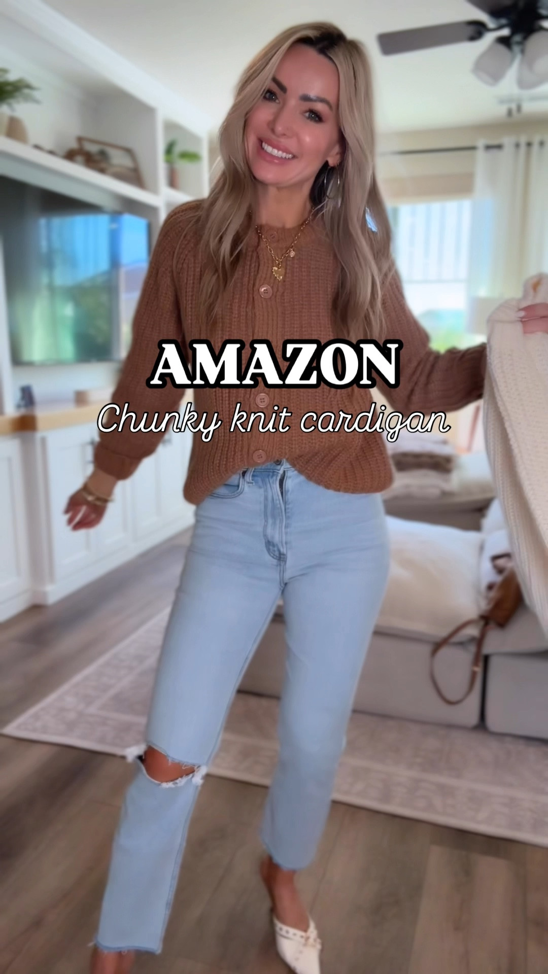 Amazon Chunky Knit Cardigan
The perfect cardigan to add to your fall wardrobe. So cozy and comfortable and comes in over 10 different colors! I am wearing a size small for reference. It’s a great fall staple that will go with just about anything in your closet.
Dare I say capsule wardrobe piece.

#amazonfinds #amazonfashion #amazonfallfashion #falloutfits #sweaterweather #affordablefashion

#LTKStyleTip #LTKSaleAlert #LTKFindsUnder50