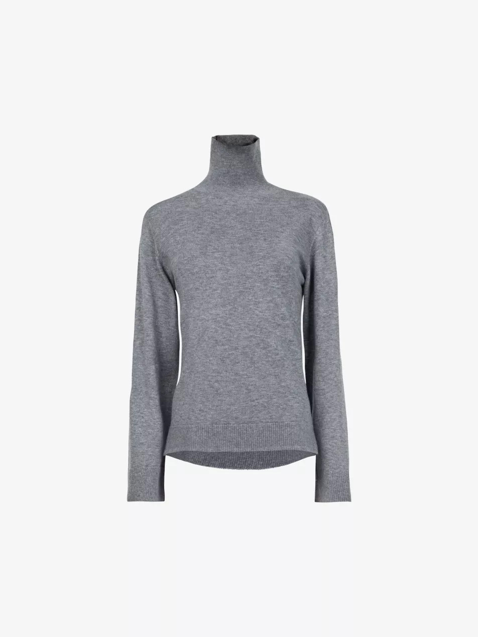 High-neck long-sleeve knitted jumper | Selfridges