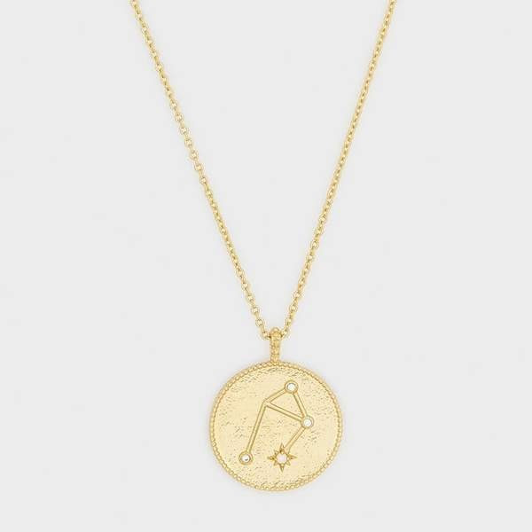Astrology Coin Necklace (Libra) | Gorjana