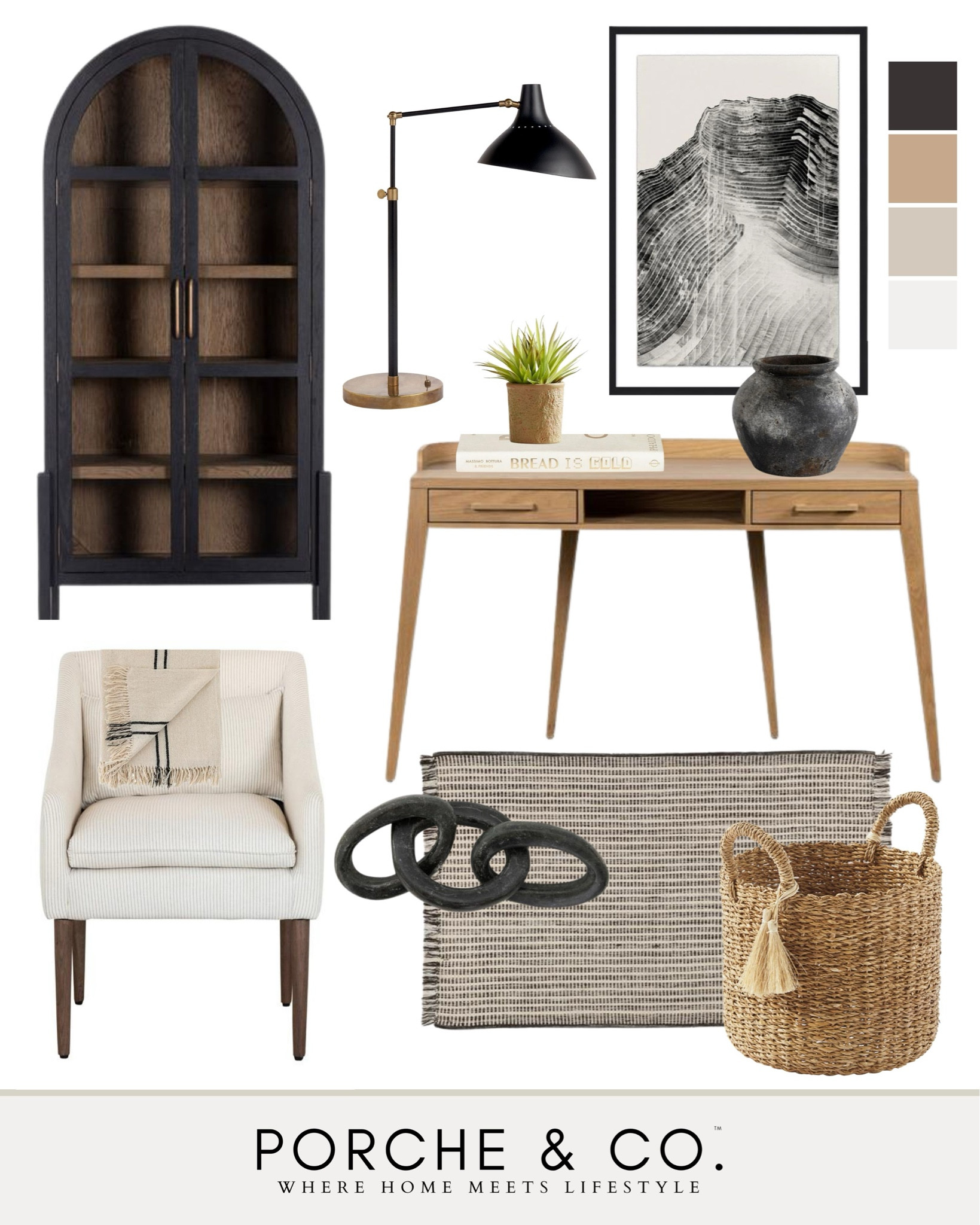 Home office inspo, office mood board, office inspo, office design, neutral office, home office 

#LTKStyleTip #LTKHome #LTKSaleAlert