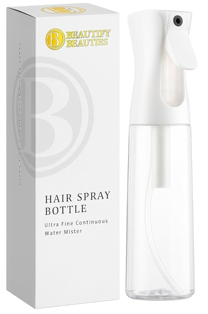 BeautifyBeauties Spray Bottle For Hair – Continuous Mister Spray Bottle for Hairstyling, Cleani... | Amazon (US)