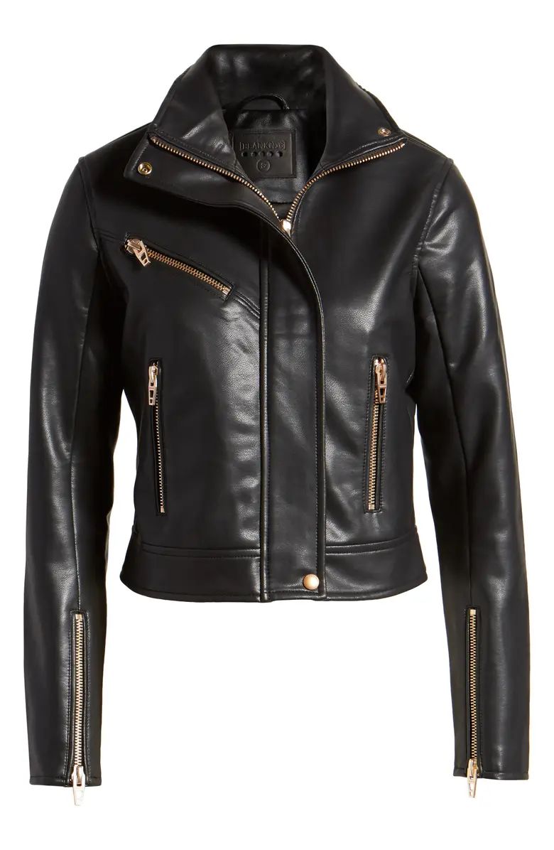 The Essentials Faux Leather Moto Jacket | Nordstrom
