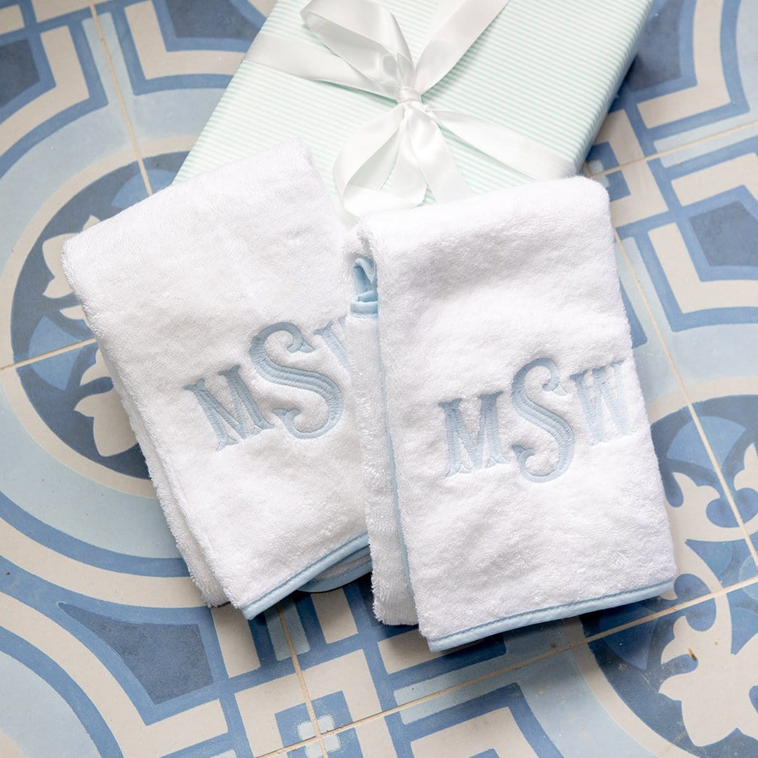 Monogrammed Plush Luxury Bath Towel | Weezie | Weezie Towels