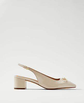 Ann Taylor Horsebit Patent Pumps | Ann Taylor