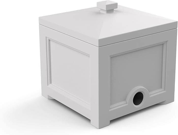 Mayne Inc 5858-W Fairfield Garden Hose White Storage Bin | Amazon (US)