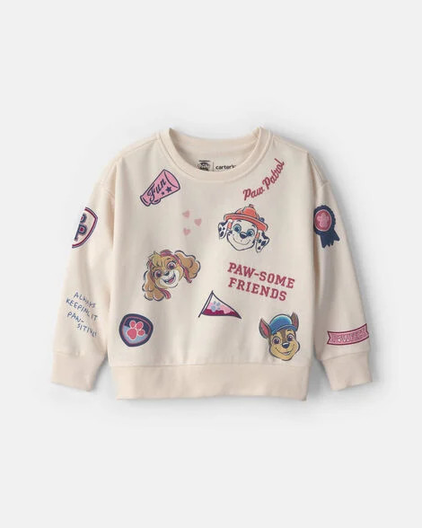 Toddler Girl Paw Patrol® Pullover Sweatshirt - Cream | Carter's | Carter's Inc