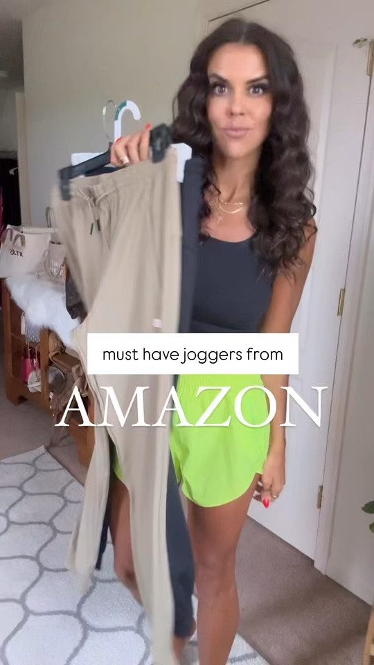 Amazon joggers and everything else from the reel. I sized up one to a medium in joggers and white top, wearing size small in black tee. Sneakers fit true to size. I’m 5’5 for reference. 

#LTKActive #LTKFindsUnder100 #LTKSaleAlert