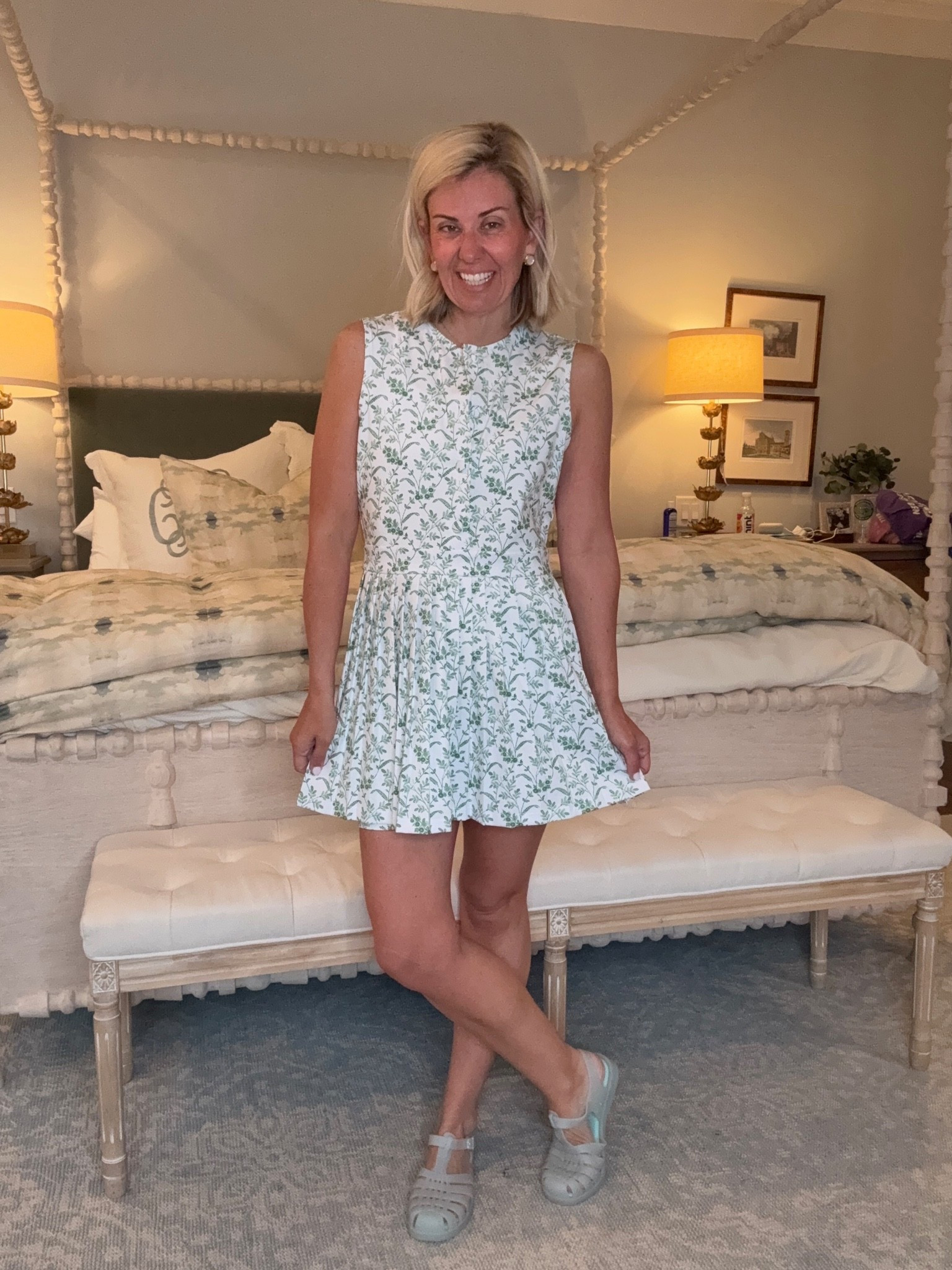 The most adorable pleated skirt dress!! Perfect for golf, tennis or just a day of running errands! I’m in small & 8 jelly.

#LTKfitnessgoals #LTKootd #LTKdayinmylife