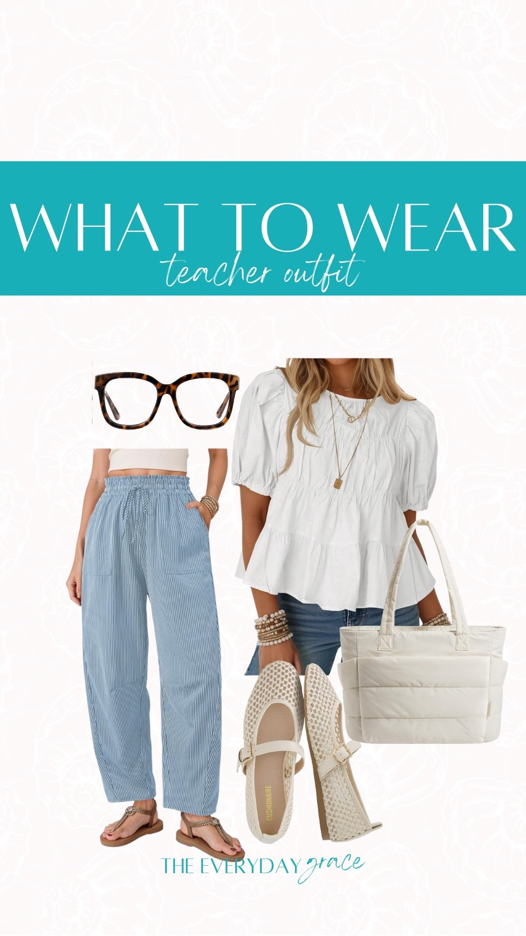 Teacher outfit, casual workwear