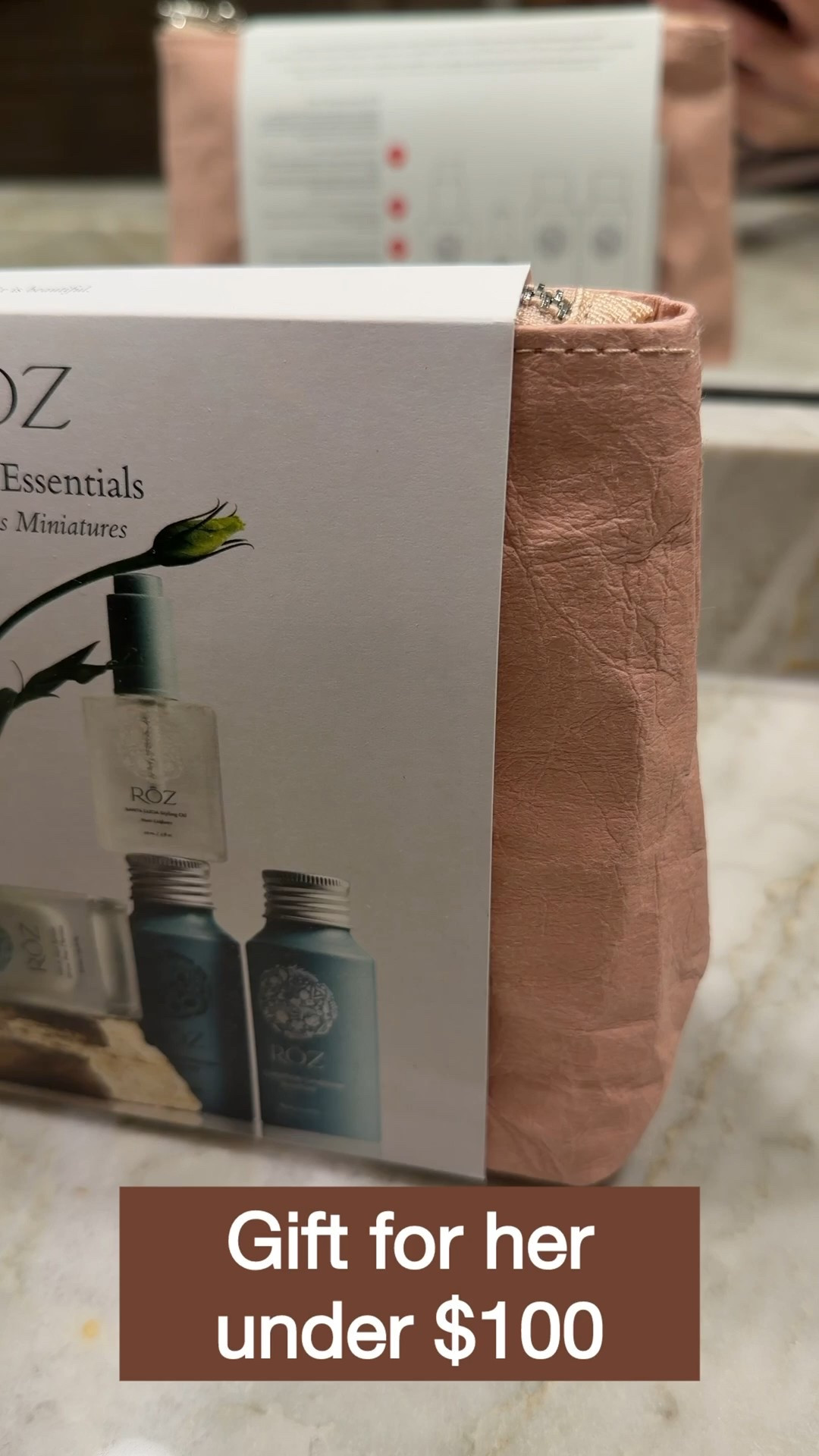ROZ sent me their Mini Essentials Kit, and I’ve been testing it out over the past few days — it does not disappoint. The scent instantly gives spa vibes and left my thick hair feeling soft, hydrated, and smooth. Brushing my hair was effortless after using it.

You can apply the MILK Hair Serum and SANTA LUCIA Styling Oil to damp hair for an easy, air-dried look that still feels polished.

It’s beautifully packaged, high-performing, and under $100 — making it the perfect gift for any hair care lover this season.

#LTKBeauty #LTKFindsUnder100 #LTKGiftGuide
