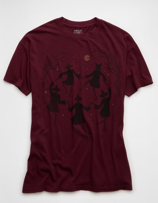 AE Oversized Halloween Graphic T-Shirt | American Eagle Outfitters (US & CA)