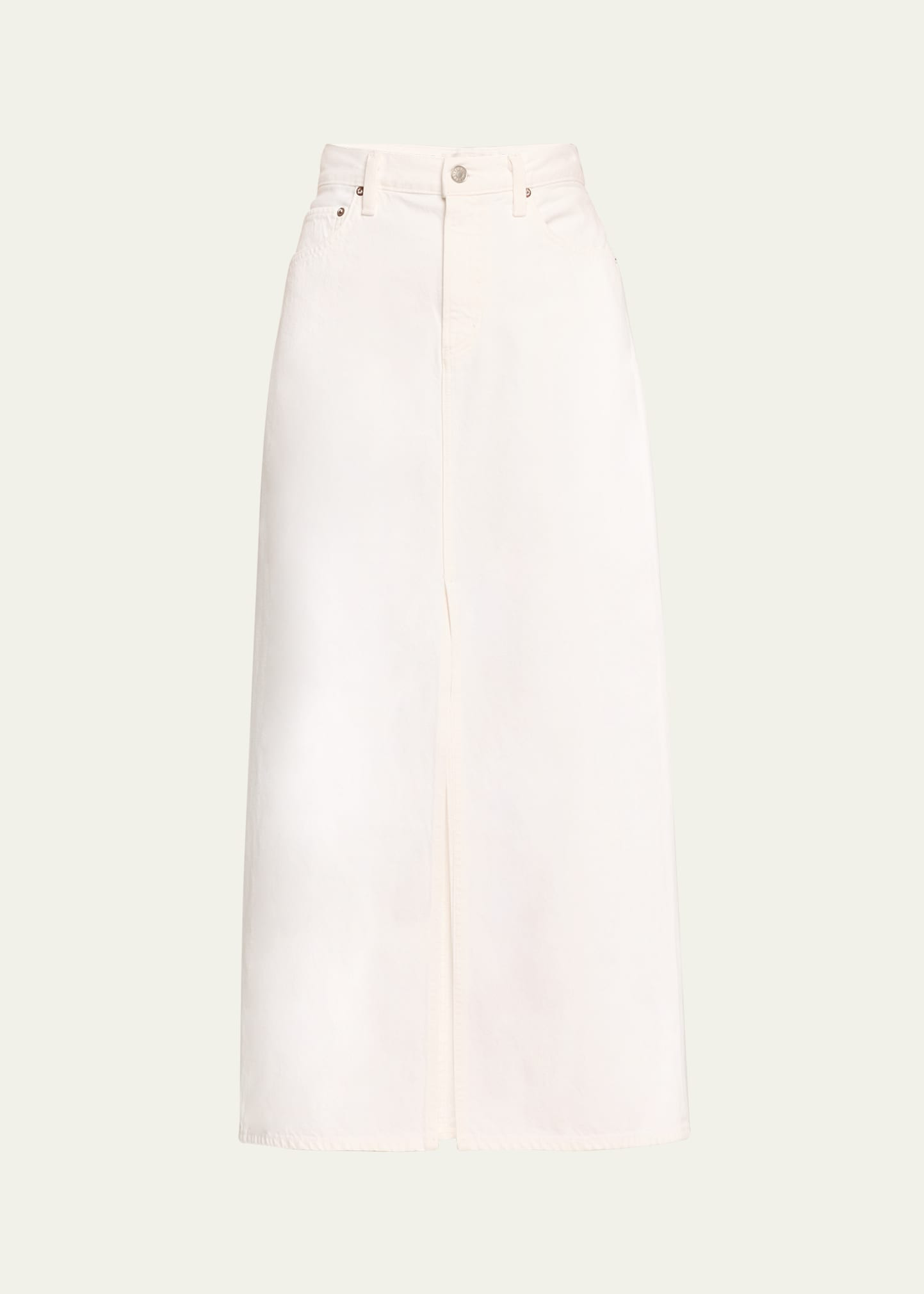 AGOLDE Leif Denim Maxi Skirt | Bergdorf Goodman