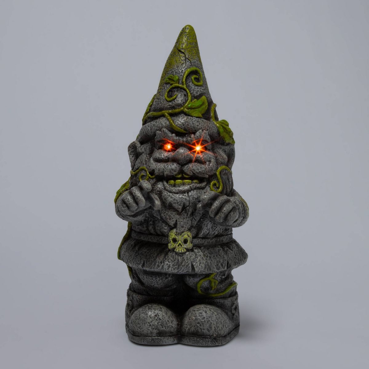 Ghoulish Garden Light Up Gnome Halloween Decorative Figurine - Hyde & EEK! Boutique™ | Target