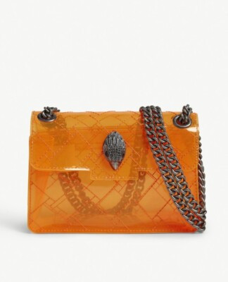 Brand New Kurt Geiger Kensington Transparent (clear) Mini Shoulder Bag- ORANGE  | eBay | eBay UK