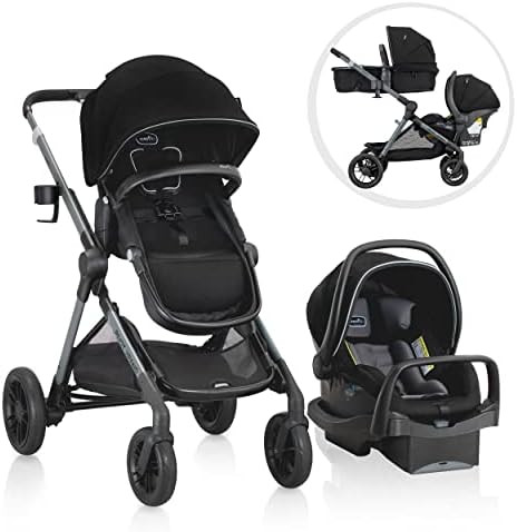Pivot Xpand Modular Travel System with LiteMax Infant Car Seat with Anti-Rebound Bar (Ayrshire Bl... | Amazon (US)
