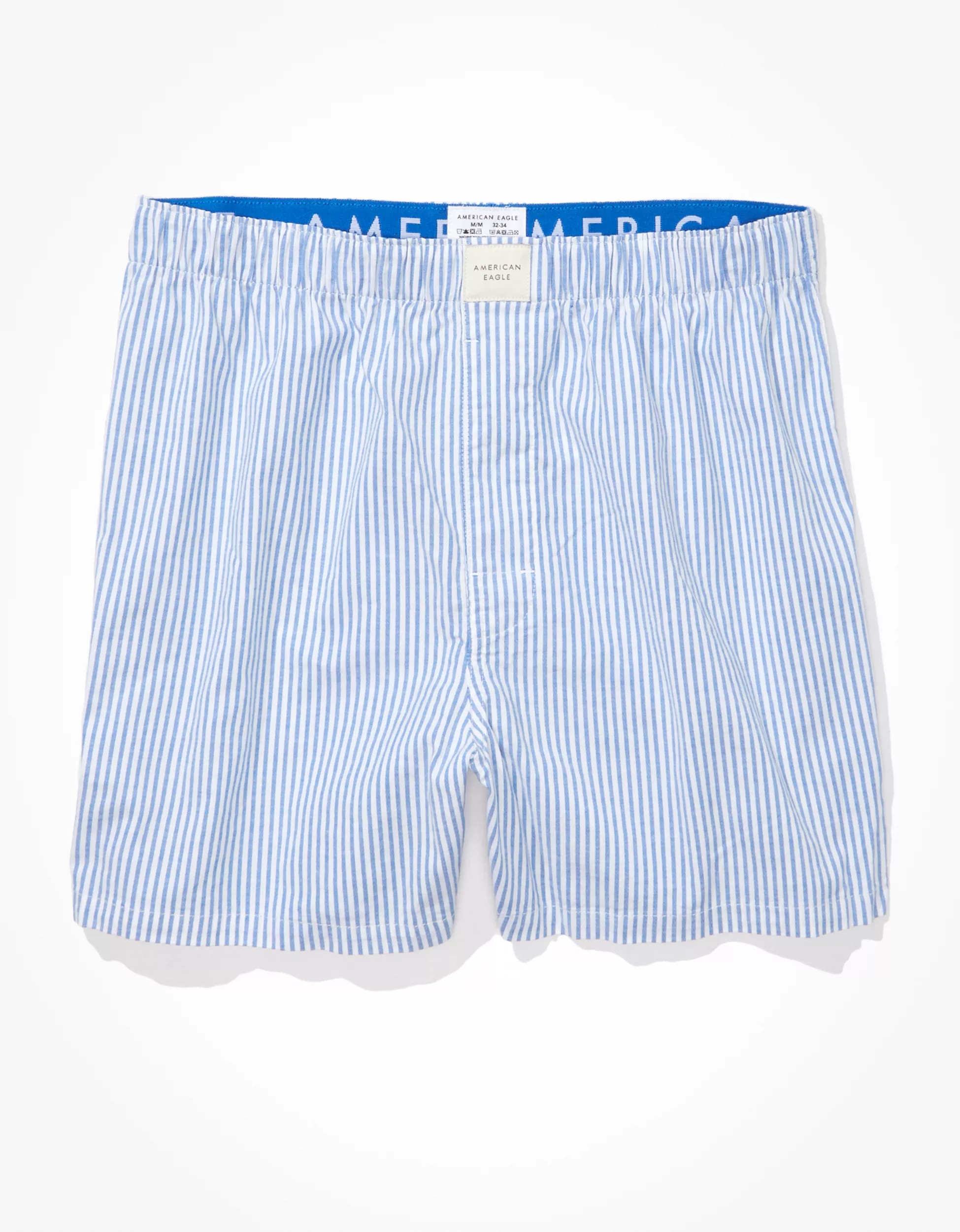 AEO Men's Striped Stretch Boxer Short | American Eagle Outfitters (US & CA)