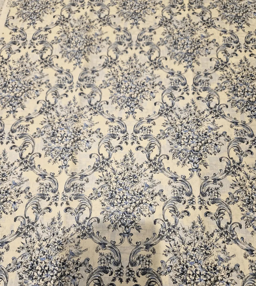 Antique Damask Vintage Fabric, Priced by the Yard, 100% Cotton - Etsy | Etsy (Global)