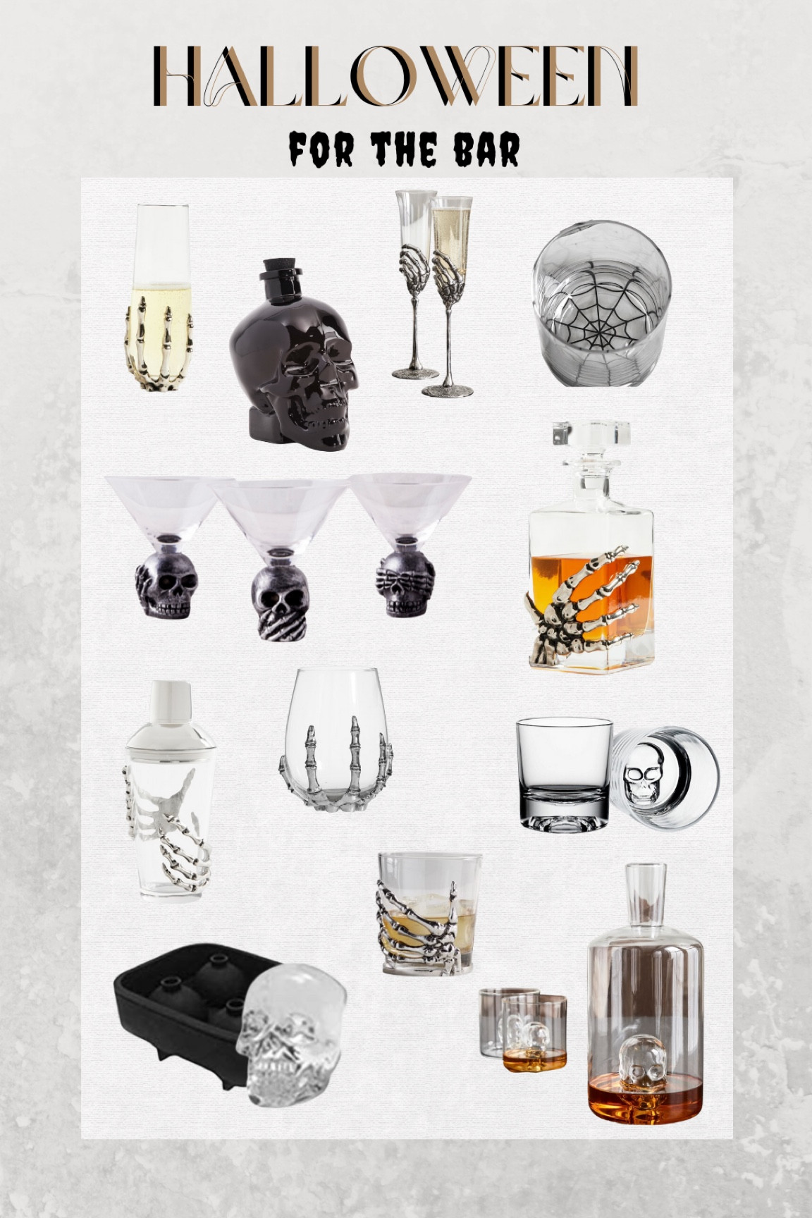 Halloween decor ~ for the bar 🍸💀

#LTKhome #LTKSeasonal #LTKstyletip