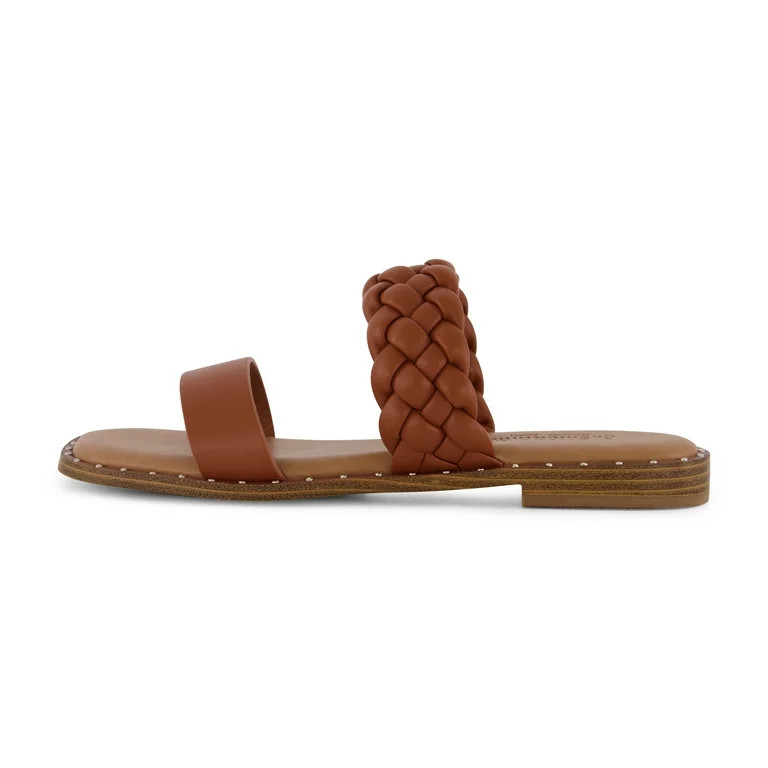 CUSHIONAIRE Women's Varro Braided Slide Sandal +Memory Foam | Walmart (US)