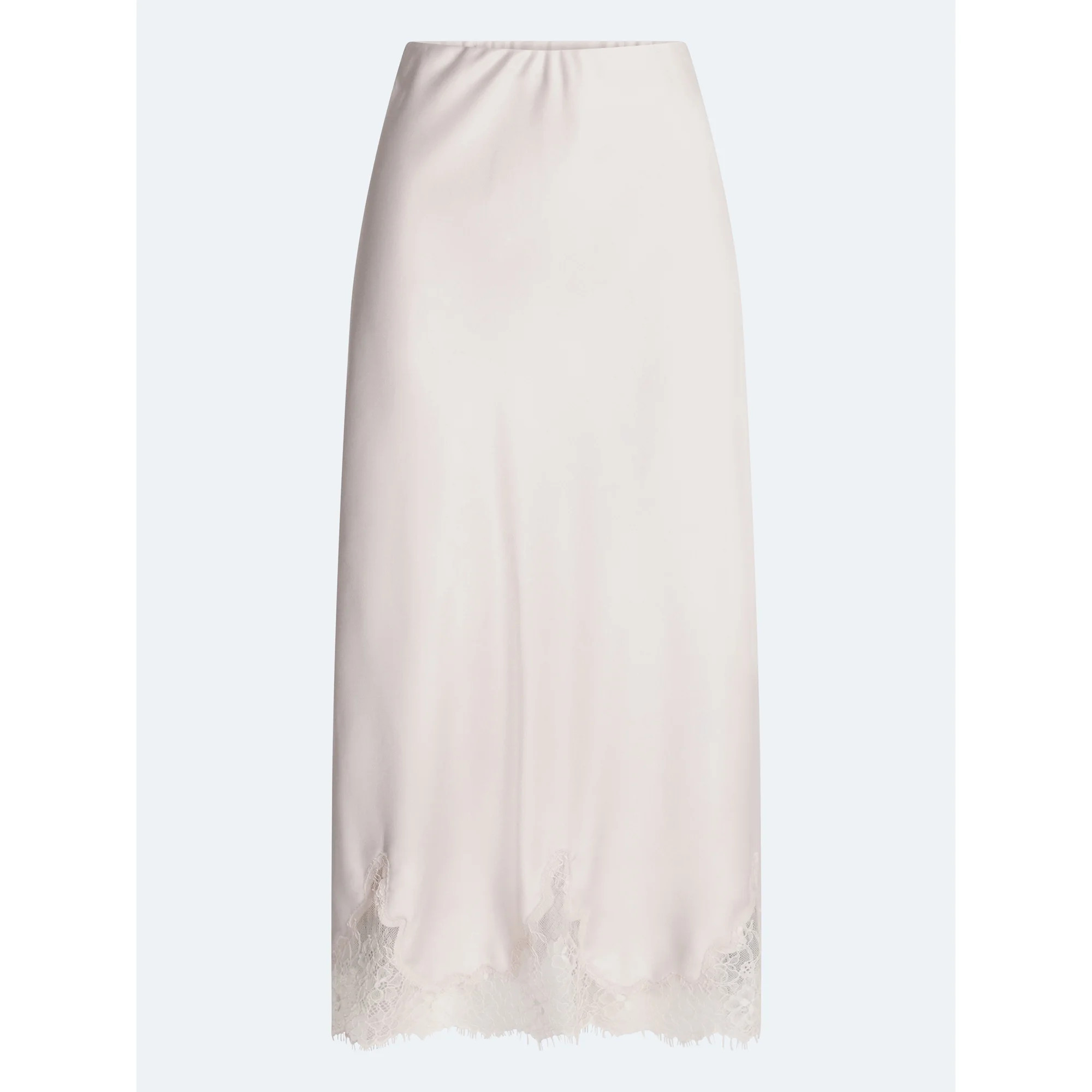 Scoop Women's Midi Slip Skirt with Lace Trim, Sizes XS-XXL | Walmart (US)