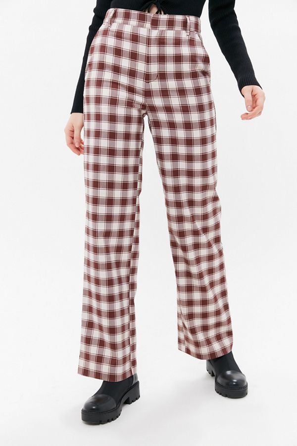 UO Elle Wool Straight Leg Pant | Urban Outfitters (US and RoW)