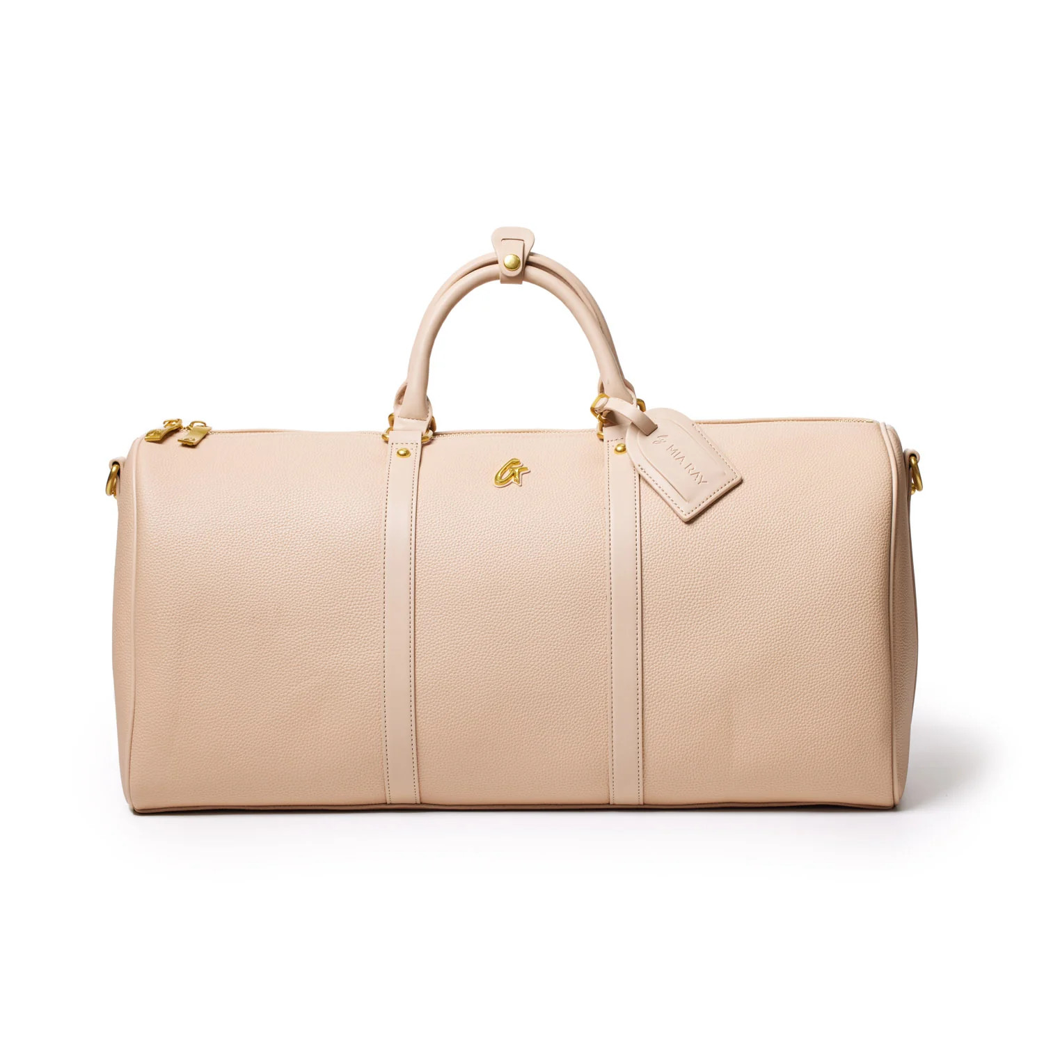 PEBBLE DUFFLE BAG - NUDE | Glam-Aholic Lifestyle