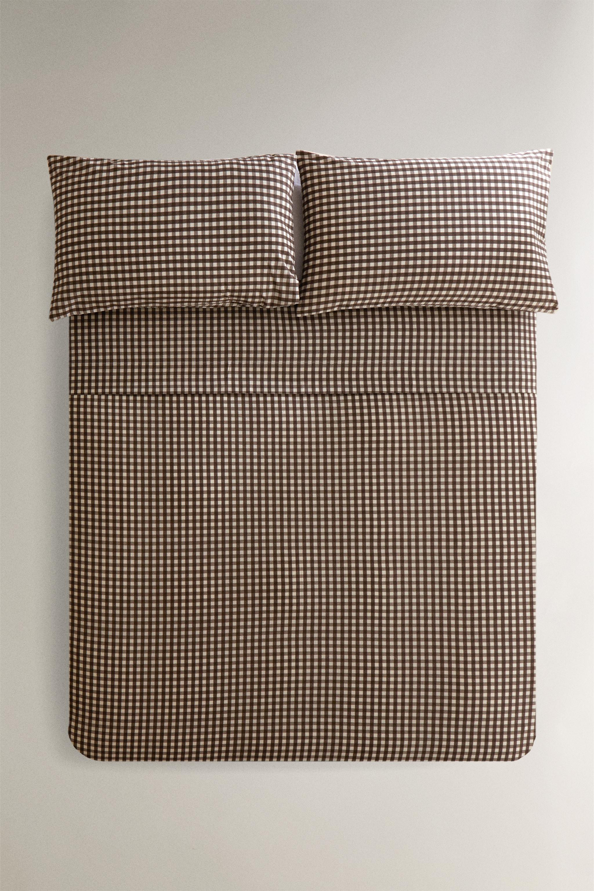 PLAID DUVET COVER | Zara US