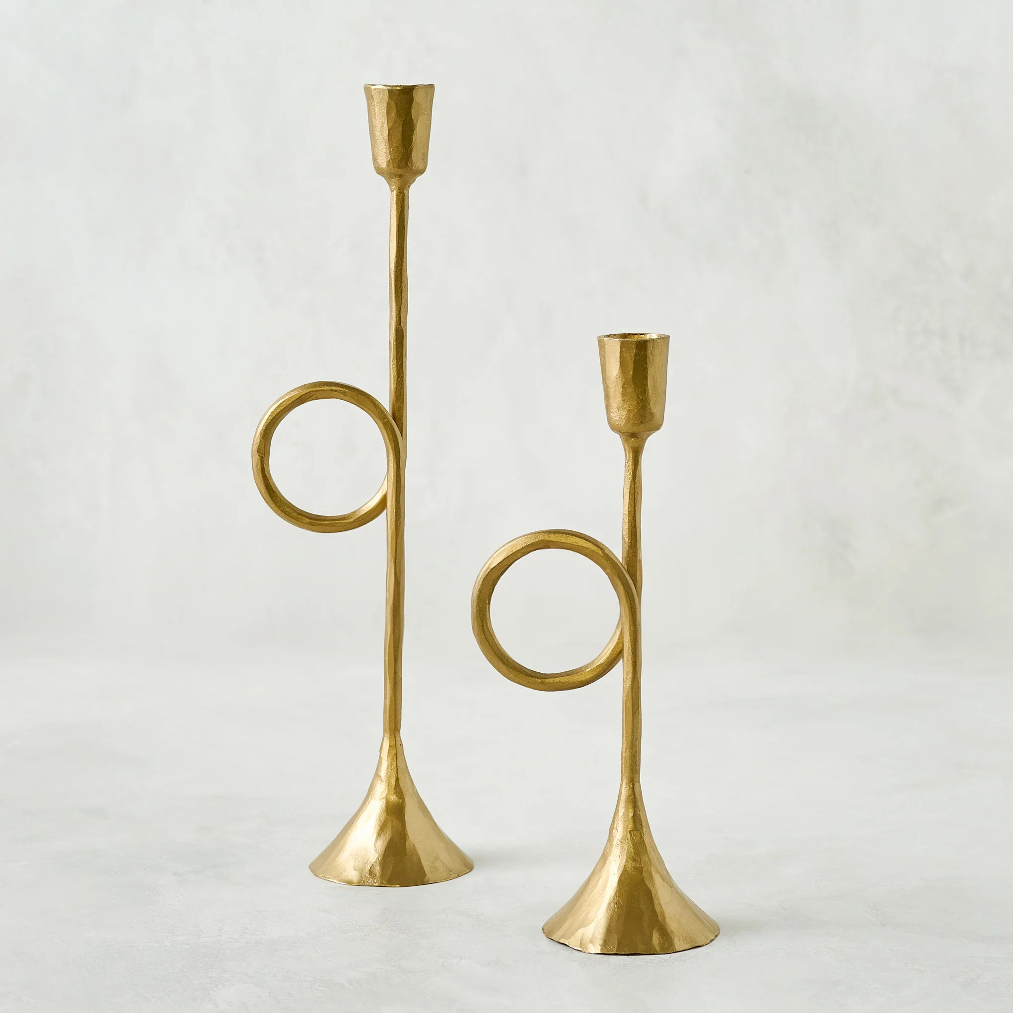 Antique Inspired Trumpet Taper Holder | Magnolia