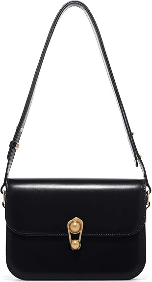 LA'FESTIN Leather Purse Small Bags For Women: Black Shoulder Handbags Crossbody Bag | Amazon (US)