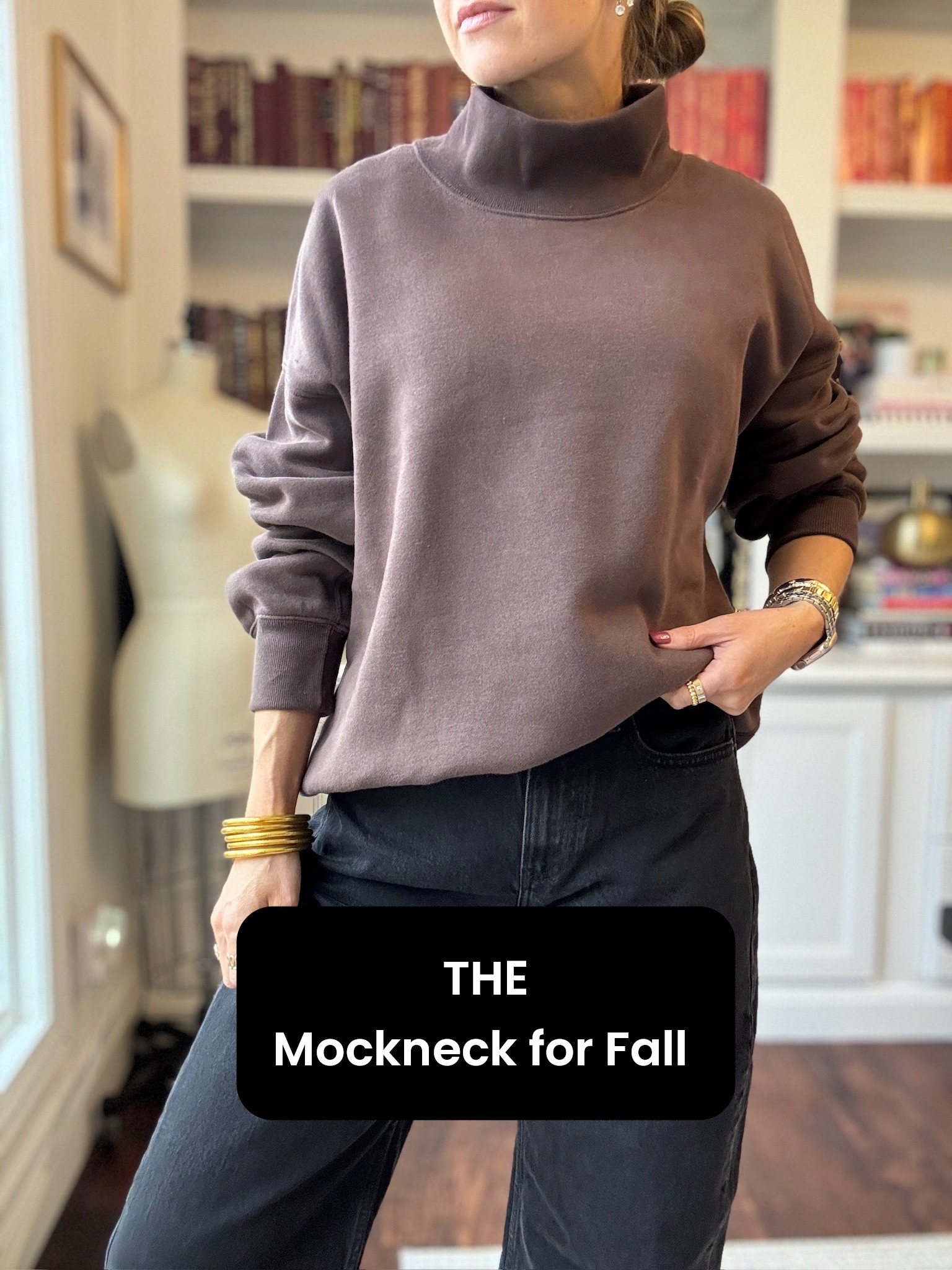 @abercrombie mockneck is so soft and the perfect chocolate brown

#LTKgrwm