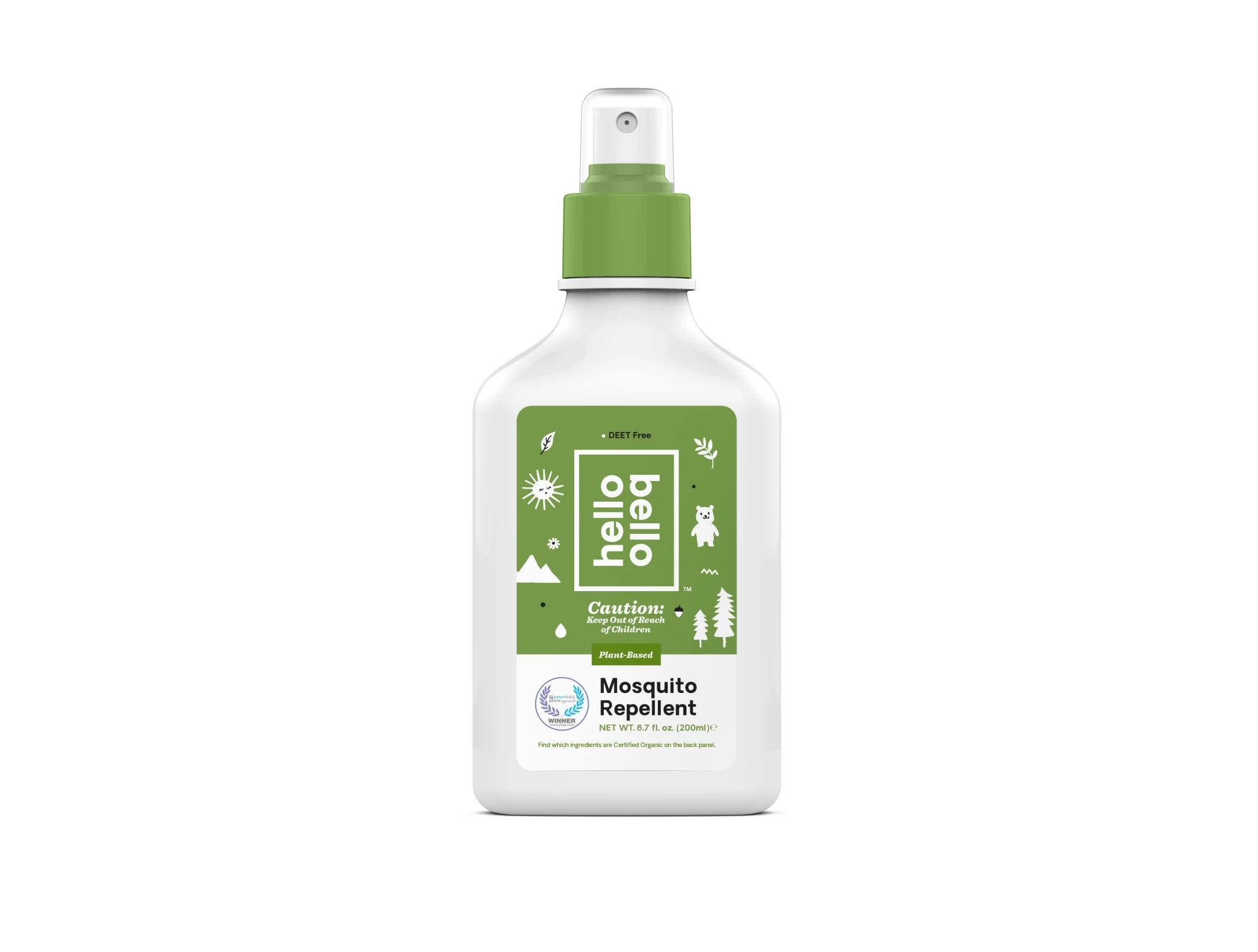 Organic Bug Spray, DEET Free, 6.7 Fluid Ounce - Walmart.com | Walmart (US)