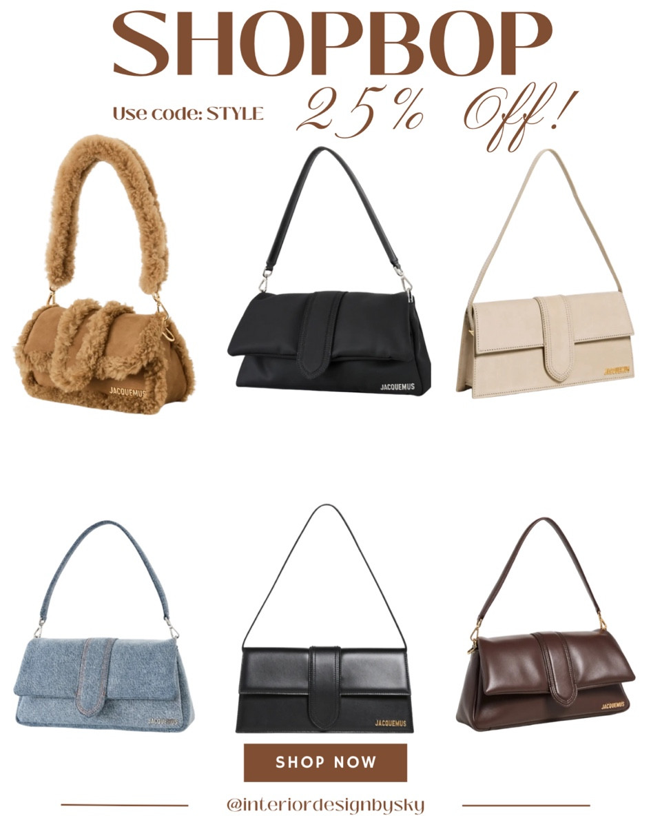 Designer bags are 25% off only when using the code: STYLE

sale ends 10/19

#LTKsalealert #LTKGiftGuide #LTKitbag