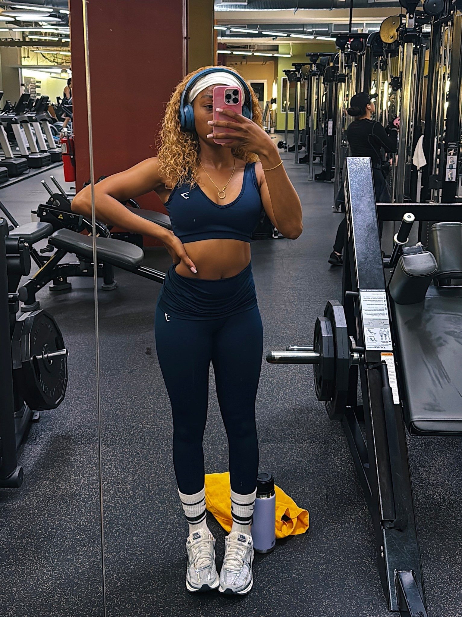 Loved my #gymshark set ! The fold over leggings are so cute! I can work out in them, do yoga in them and wear them casually! 

#LTKfitnessgoals #LTKdayinmylife #LTKActive