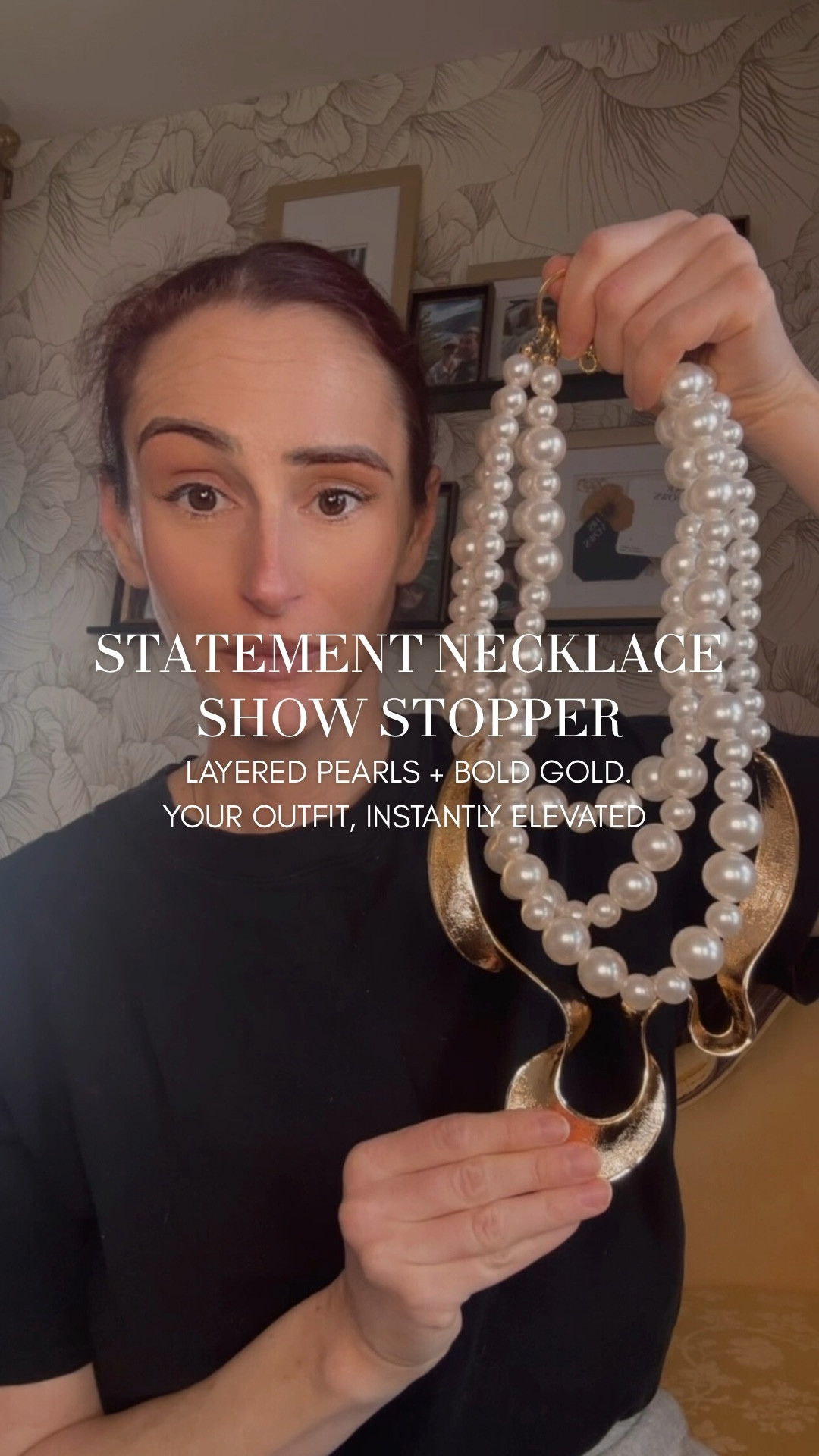 Obsessed is an understatement—this statement pearl necklace is giving modern vintage in the best way 🤍✨ The layered pearls + sculptural gold hardware make it the ultimate elevated accessory to transform even the simplest outfit (hello tee + denim moment). I love how it blends classic elegance with a bold, editorial edge—perfect for dressing up everyday looks or finishing a chic evening outfit.

This is one of those pieces that does all the work for you—no extra styling needed.

#LTKStyle #LTKJewelry #StatementNecklace #PearlJewelry #ModernClassic #ElevatedStyle #ChicAccessories #CapsuleWardrobe #TimelessStyle #EffortlessChic #FashionStylist #WardrobeStyling #GoldJewelry #LayeredLook #MinimalStyle #EverydayLuxury #OOTDInspo #ClassicWithATwist