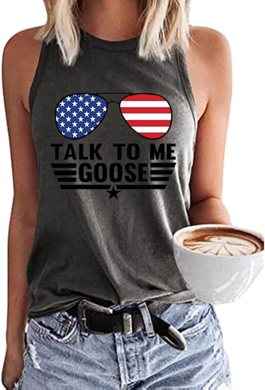 Woffccrd Womens American Flag Popsicle Tank Tops Sleeveless 4th of July Funny Graphic Tee Tank To... | Amazon (US)