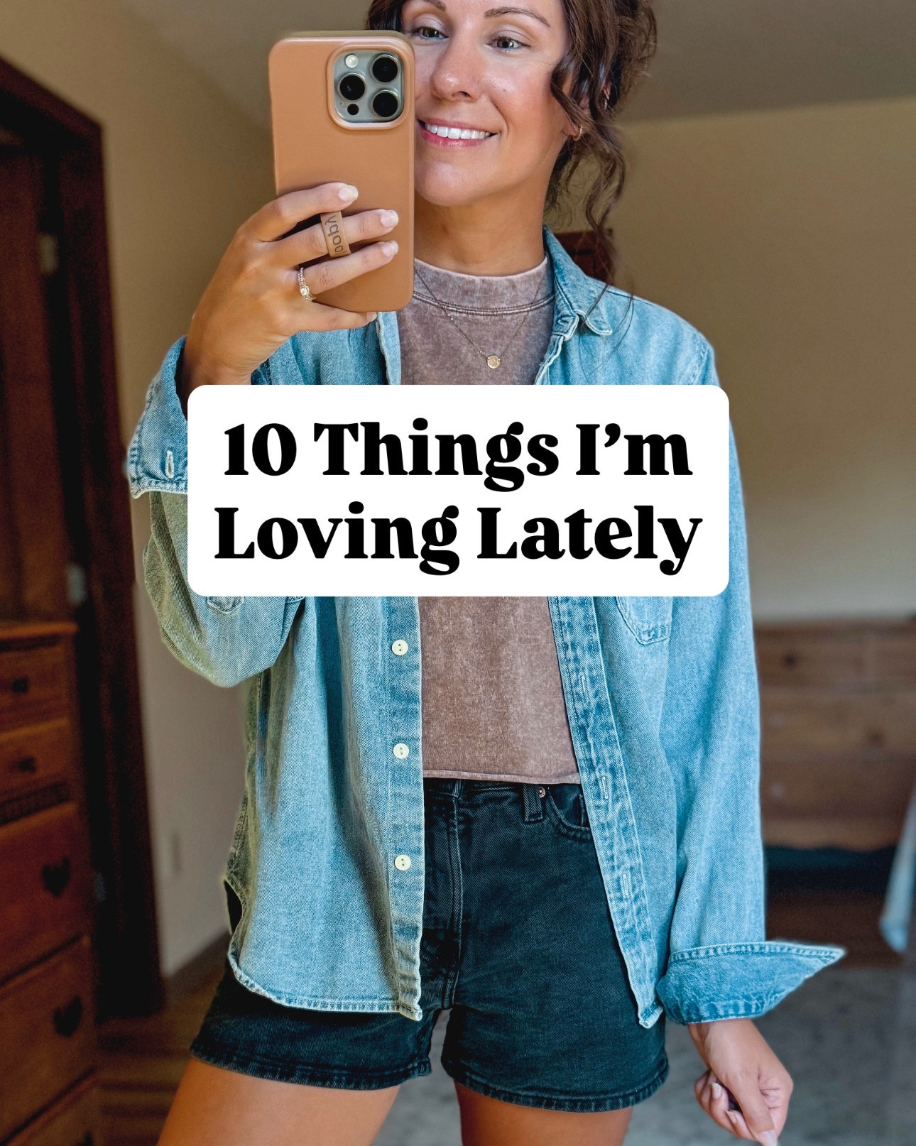 10 things I’m loving lately
1. These old navy barrel jeans (size 0 petite)
2. My snack tray—we take it everywhere🙌🏽
3. This little boho cotton top—so cute and able to be worn so many ways🤍
4. These little charm huggie hoops—a little more fun than regular hoop earrings
5. These vintage cropped 100% cotton tees—in taupe, black, green! I wear size small
6. My orange crossbody bag. It’s been a staple for about a year now🧡 I love the pop of color it adds!
7. These comfy fleece shorts that come in a 2 pack
8. My cashmere cardigans for a warm & cozy layer
9 & 10: this E.L.F lip stain in pink positive to add al little color to my lips and this tinted brow gel. It’s my new favorite 👄🤎

#LTKSeasonal #LTKFamily #LTKPetite