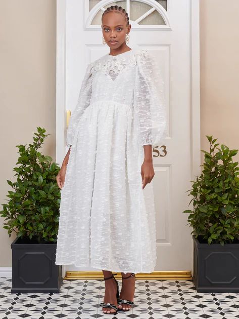 DREAM Flowery Embellished Midi Dress | Sister Jane (UK)