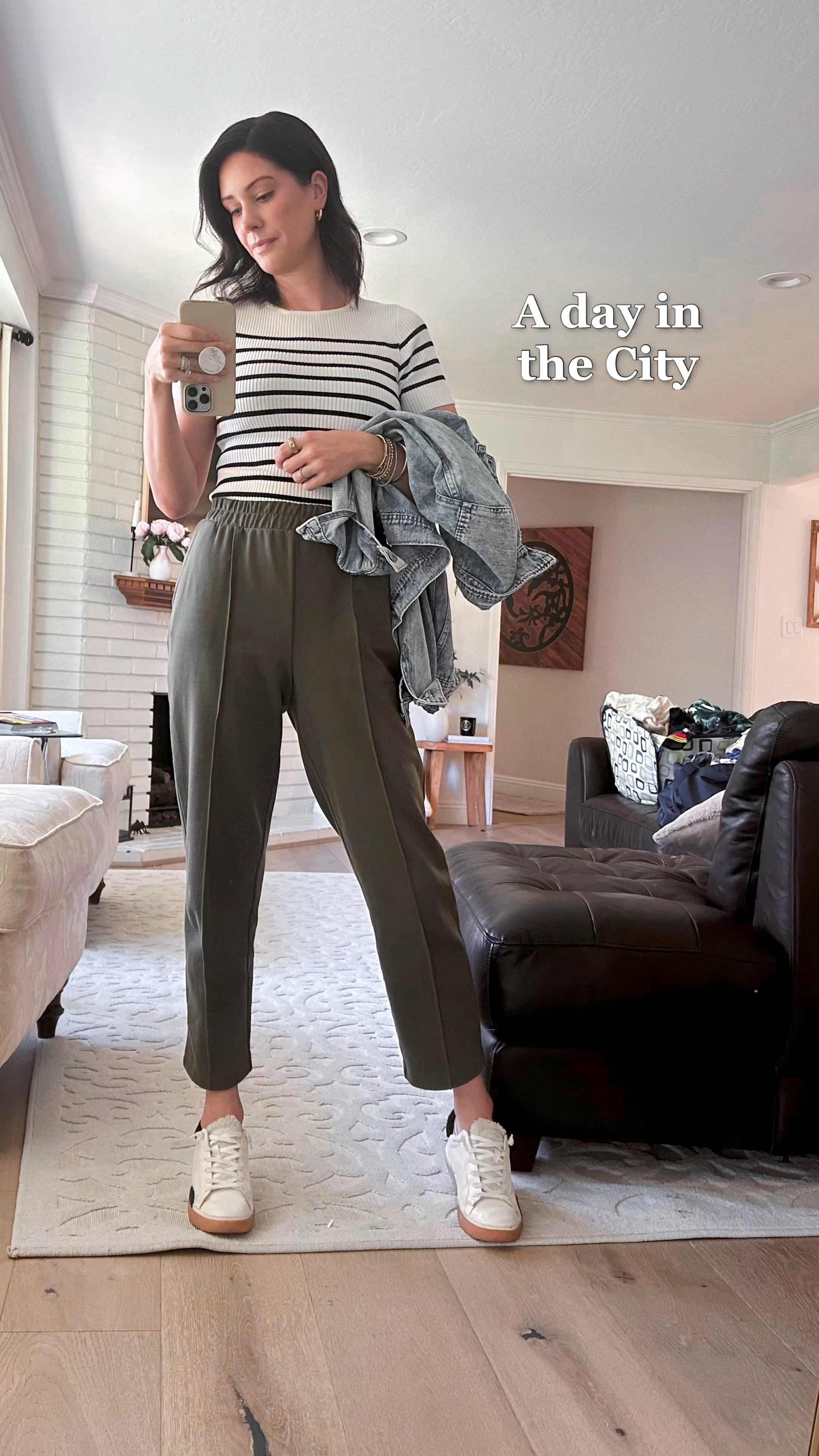 What I wore this week! From casual bike rides with the family to a staycation and dinner with a friend, date night with the hubby, and a backyard bbq with family friends. This was a fun filled summer week. As usual, stripes was a common theme. 

For anything that’s out of stock, I tagged similar products. I would size up in the eyelet shirt for length but everything else is TTS. The “a normal day” top is 43% off. 

#LTKSeasonal #LTKSaleAlert #LTKVideo