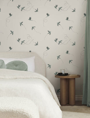 Sparrow Wallpaper | Lulu and Georgia 