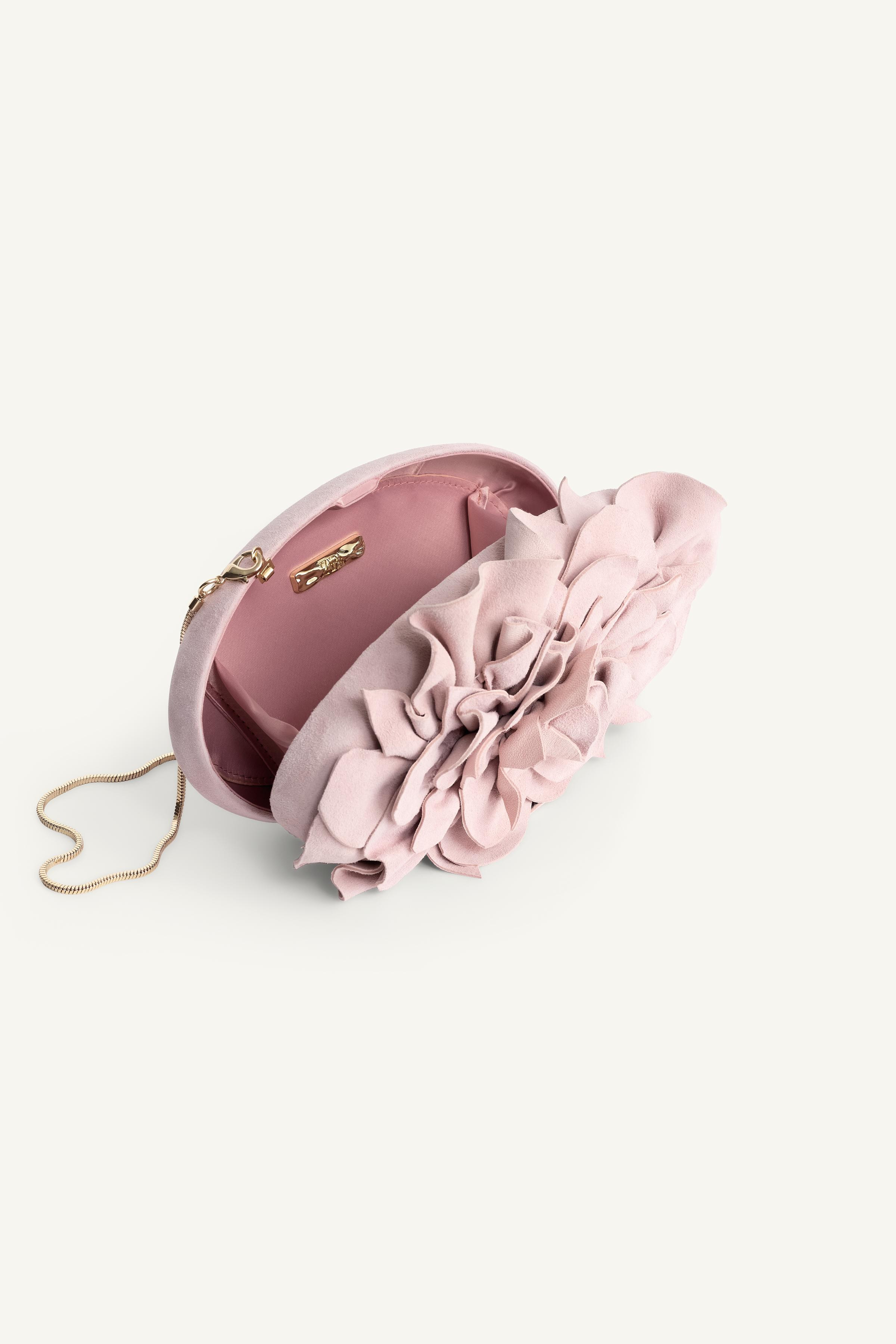 LEATHER FLOWER CLUTCH LIMITED EDITION | Zara US